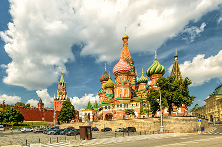 St. Basil`s Cathedral in Moscow, an Architecture Photo by Lopatin Photo