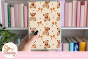 Teddy Bears Pattern – Mummy & Ghost, a Pattern Graphic by CpSnowy (Thumbnail 4 of 5)