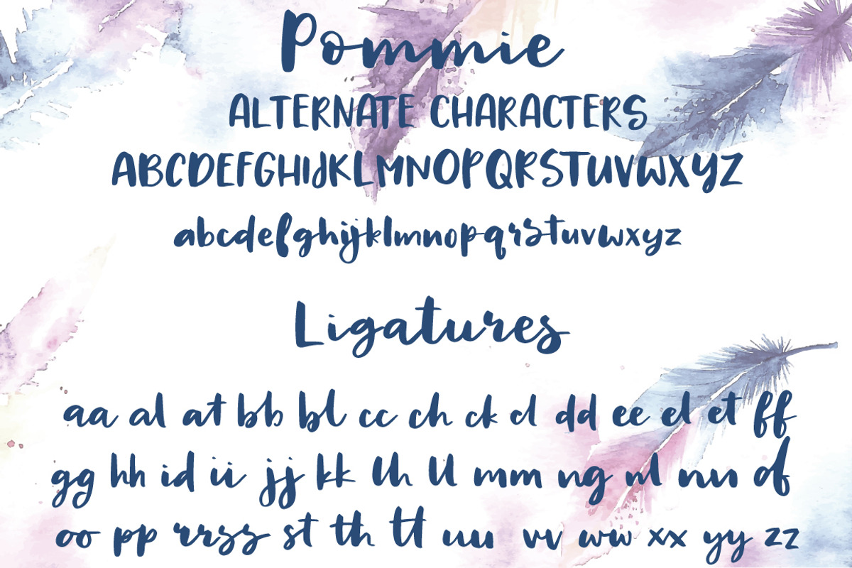 Pommie, a Script Font by Artstudio (Photo 10 of 12)