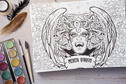 BESTIARY - Coloring Book, a Decorative Illustration by AntonPix Studio (Thumbnail 9 of 20)