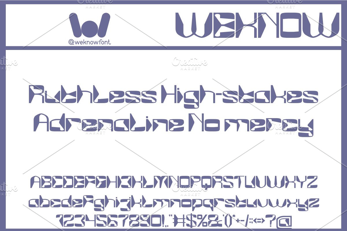 MirrorTech font, a Font by weknow (Photo 2 of 8)