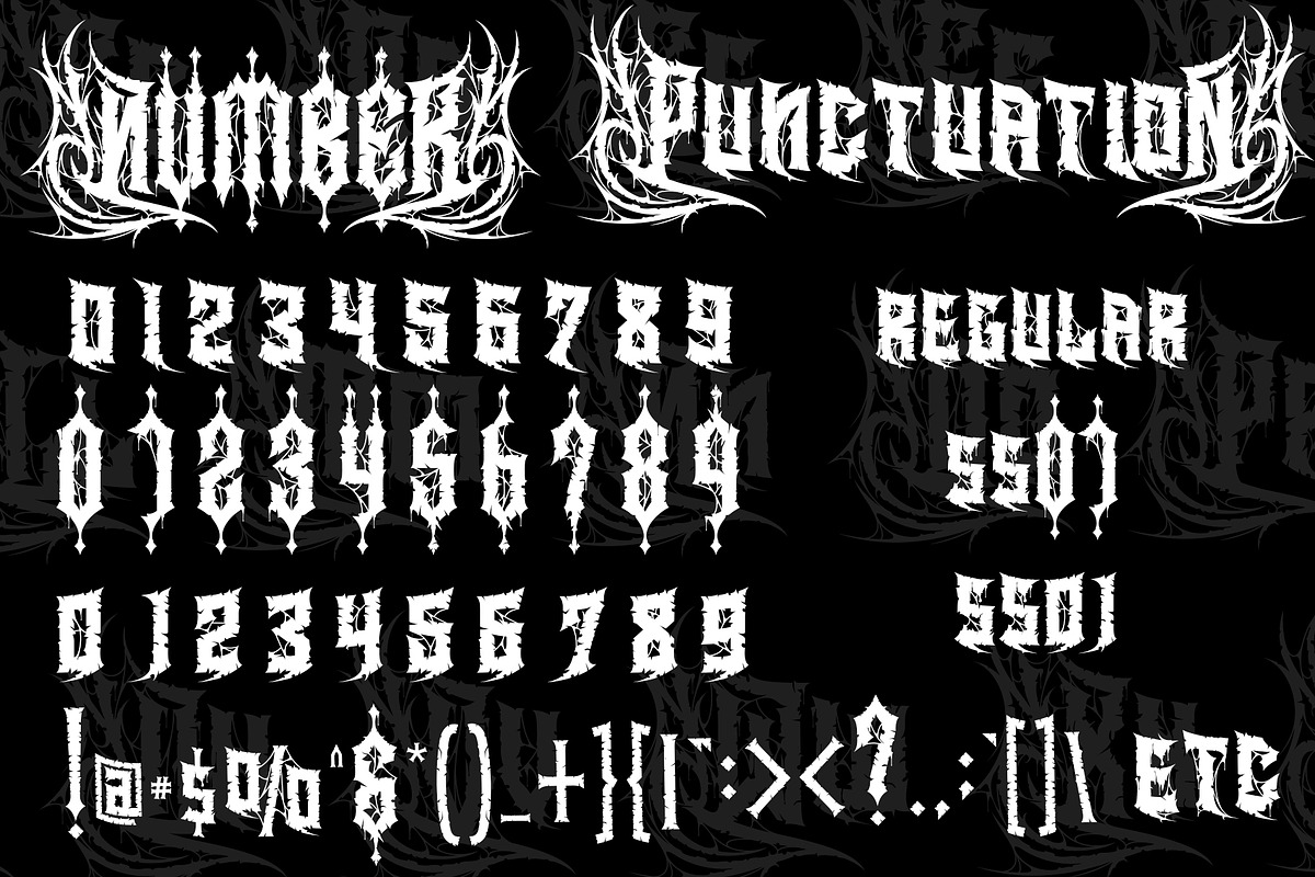 Heavytal - Heavy Metal Font, a Blackletter Font by Letterara (Photo 11 of 15)