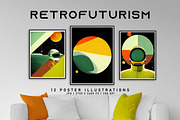 Retrofuturism, a Decorative Illustration by Digital Art Creations (Thumbnail 5 of 7)