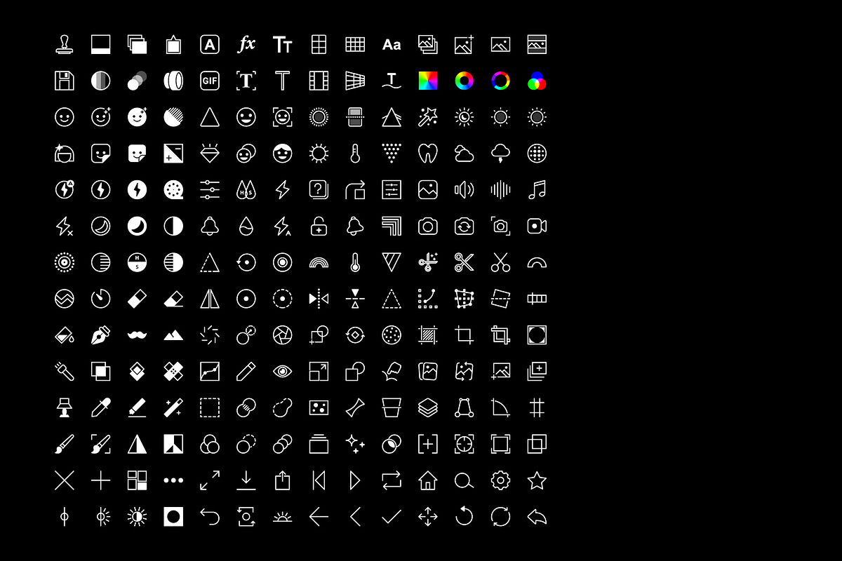 Edit icons set, an Outline Icon by karnofff (Photo 4 of 12)