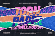 Torn Paper Mockups & Textures, a Texture Graphic by Indieground Design Inc. (Thumbnail 1 of 11)