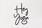 Hey Yoga | Script Font, a Script Font by Scratchones (Thumbnail 1 of 8)