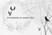 Watercolor set Dark Forest, an Illustration by Noli Molly Store (Thumbnail 5 of 11)