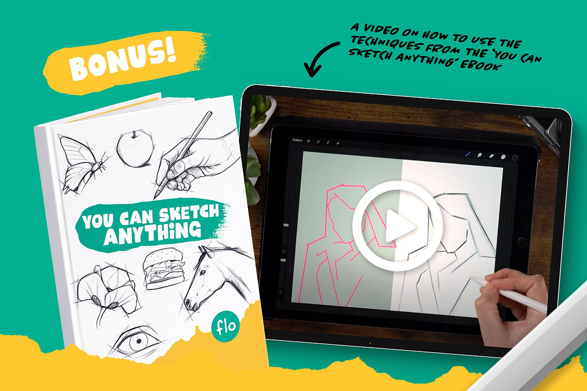 Flo’s Big Procreate Brush Box, a Brush Add-On by ArtwithFlo (Photo 20 of 35)