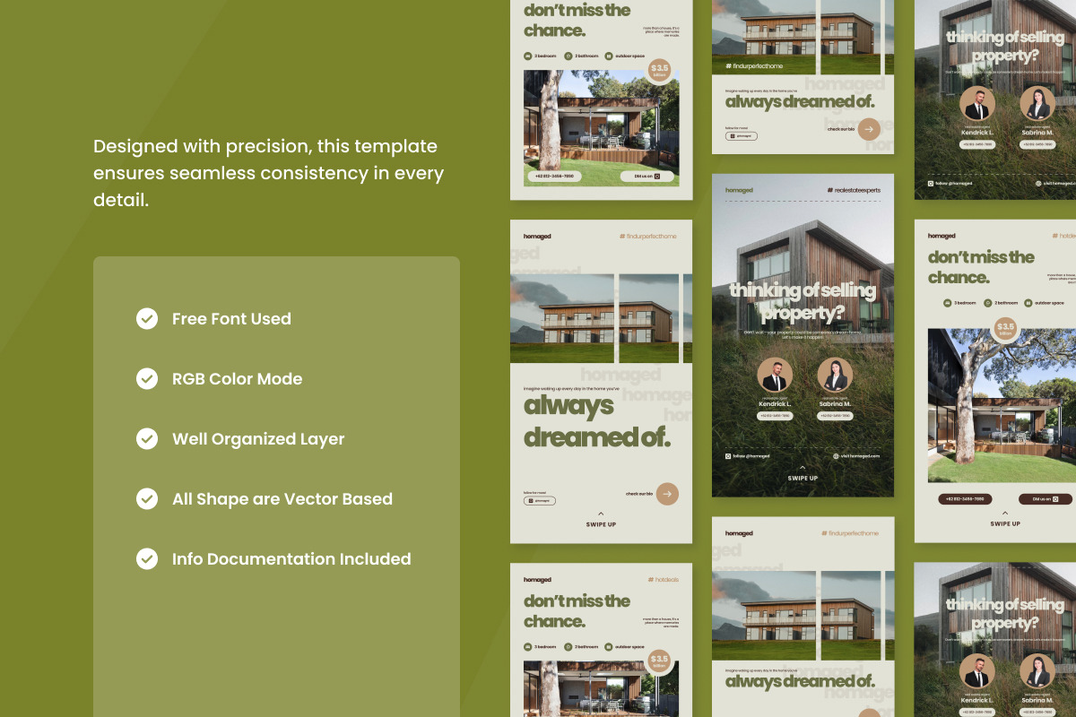 Real Estate Social Media Post V3, a Social Media Template by productype1 (Photo 2 of 3)