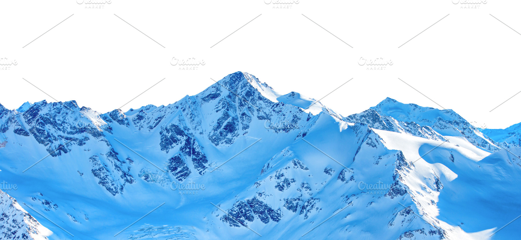 Mountains range with peaks in snow, a Nature Photo by Vapi