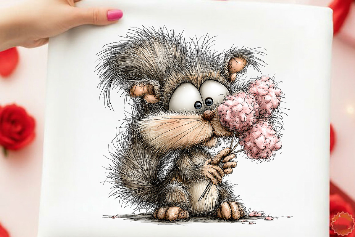 Whimsical Fuzzy Cotton Candy Animals, a Seasonal Illustration by designcity5 (Photo 4 of 5)