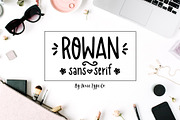 Rowan Sans Serif Font, a Sans Serif Font by Blush Font Co. (Thumbnail 1 of 4)