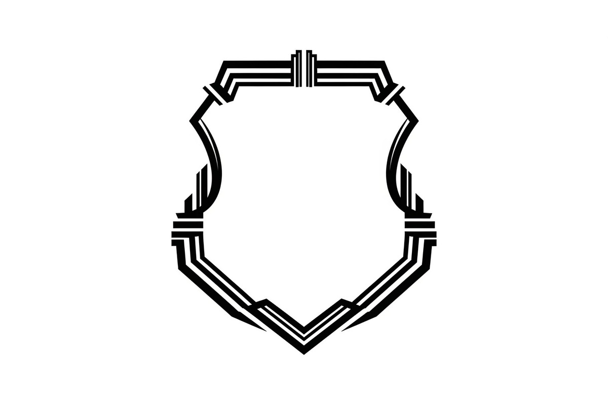 Art Deco Shield Frame SVG Bundle, an Illustration by Creativeshirt (Photo 9 of 31)