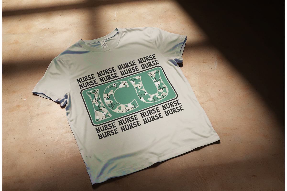 ICU Nurse Shirt Design, a Graphic by Vector Portal (Photo 2 of 6)