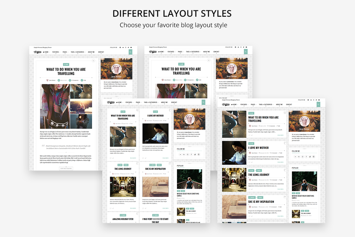 Selfblog | Simple Personal Theme, a WordPress Template by PalThemes (Photo 3 of 4)