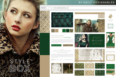 StyleBox Blog Graphics/Website Kit 3
