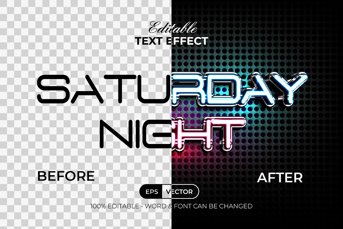 Neon Text Effect Shiny Style, a Layer Style Add-On by Mockmenot (Photo 2 of 2)