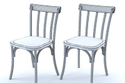 Bistrot chairs (set of 2), a Furniture 3D Model by RC graphics (Thumbnail 2 of 2)