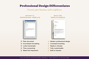 Letterhead Templates 6 Designs Word, a Stationery Template by B2 Studio (Thumbnail 8 of 18)