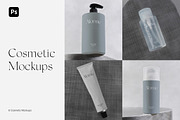 Cosmetic Bottle & Tube Mockups PSD, a Packaging Mockup by Feel This (Thumbnail 1 of 6)