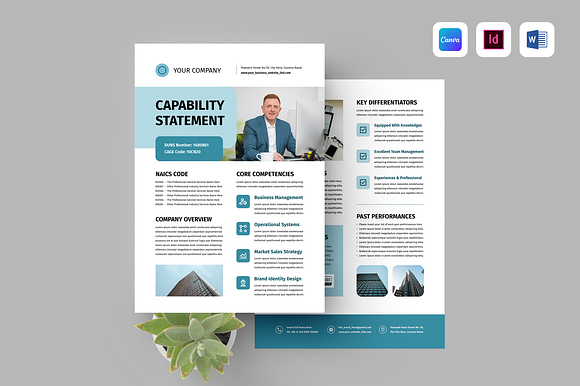 Capability Statement | Canva & Word preview 6