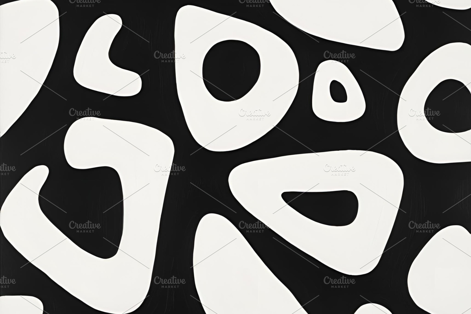 Black and white pattern stock image, an Abstract Photo by ComfortQ