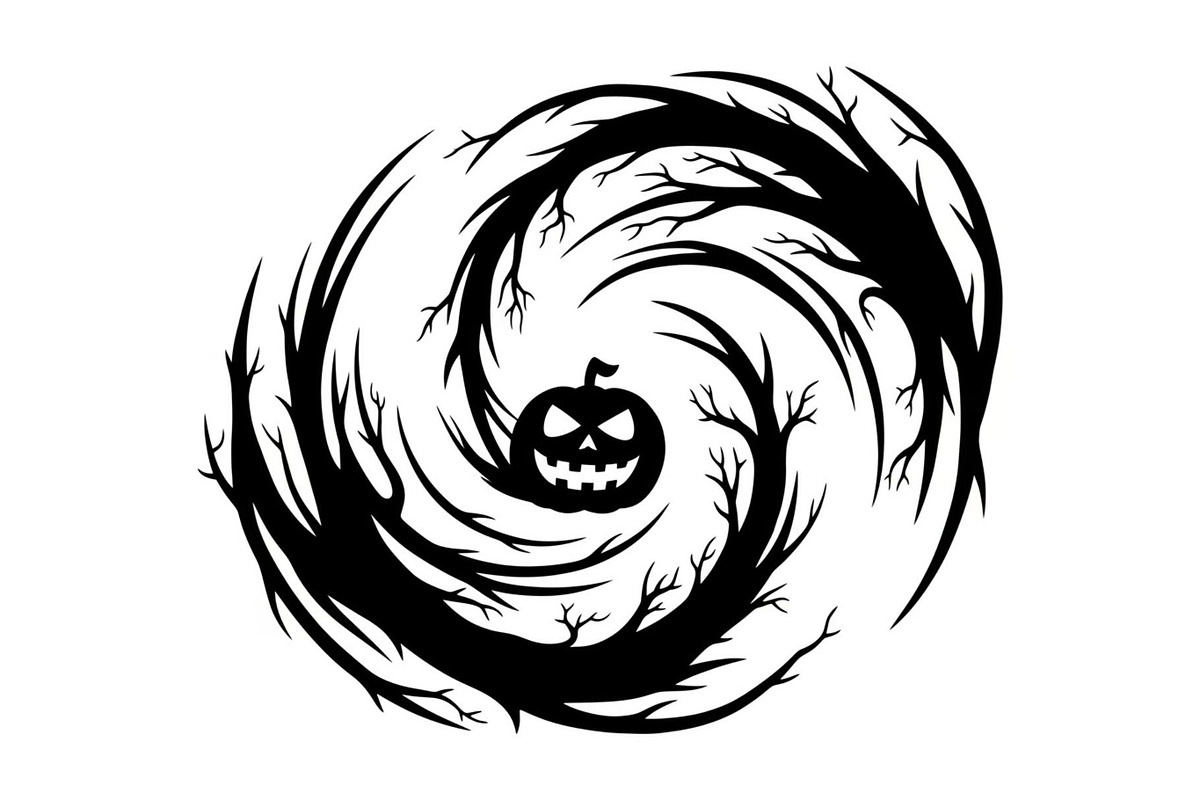 Dark Halloween Forest Design, a Graphic by BIPLOB EXPERT (Photo 9 of 13)