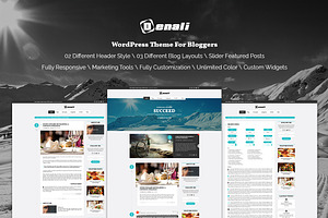 Denali - Professional Blogging Theme