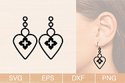 Nurse Earrings Laser Cut SVG Bundle, an Object Graphic by jannatulpakhi (Thumbnail 3 of 4)