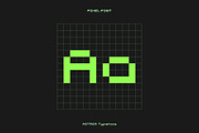 Astrea ALT - 8 Bit Pixel Game Font, a Sans Serif Font by Studio Siv (Thumbnail 2 of 6)