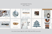 Instagram Post & Stories. CHRISTMAS, a Social Media Template by Mint Air Studio (Thumbnail 2 of 9)