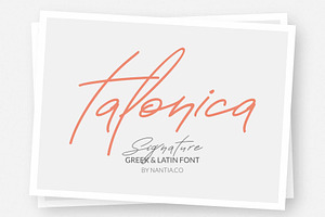 Greek Font Talonica