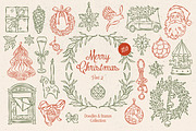 Whimsical Christmas Illustrations, an Object Graphic by DesignThatMatters (Thumbnail 1 of 16)