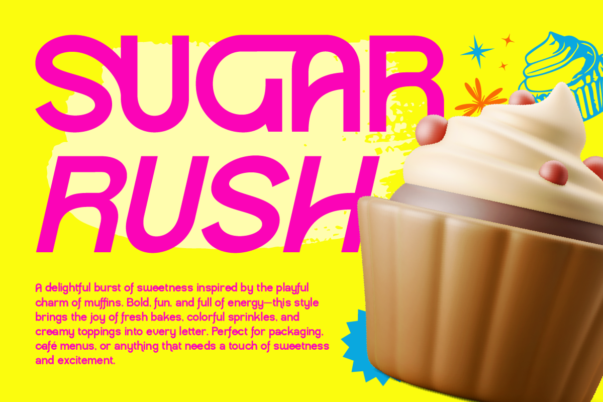 Demuffins - Modern Sans Serif, a Sans Serif Font by Artisan Themes (Photo 5 of 12)