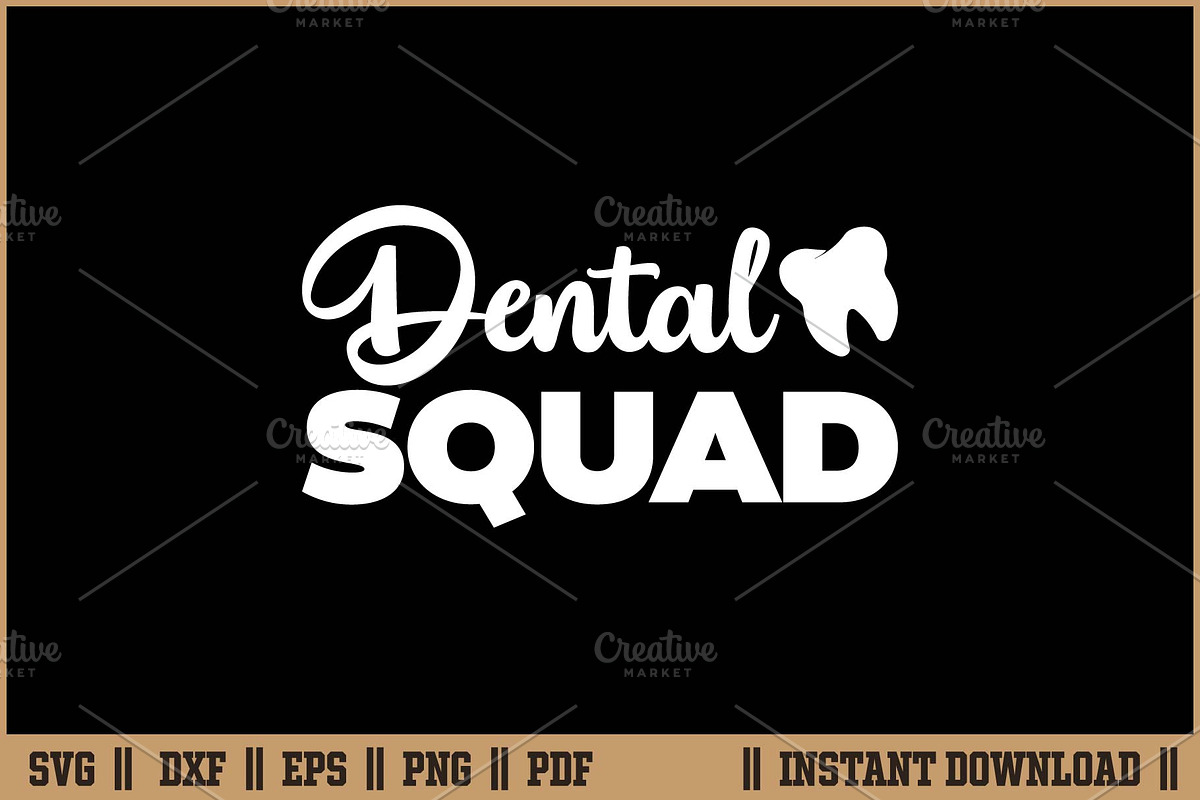 Dental Squad Cute Dentist Office SVG, a Healthcare Illustration by Handy Arts Studio (Photo 1 of 3)
