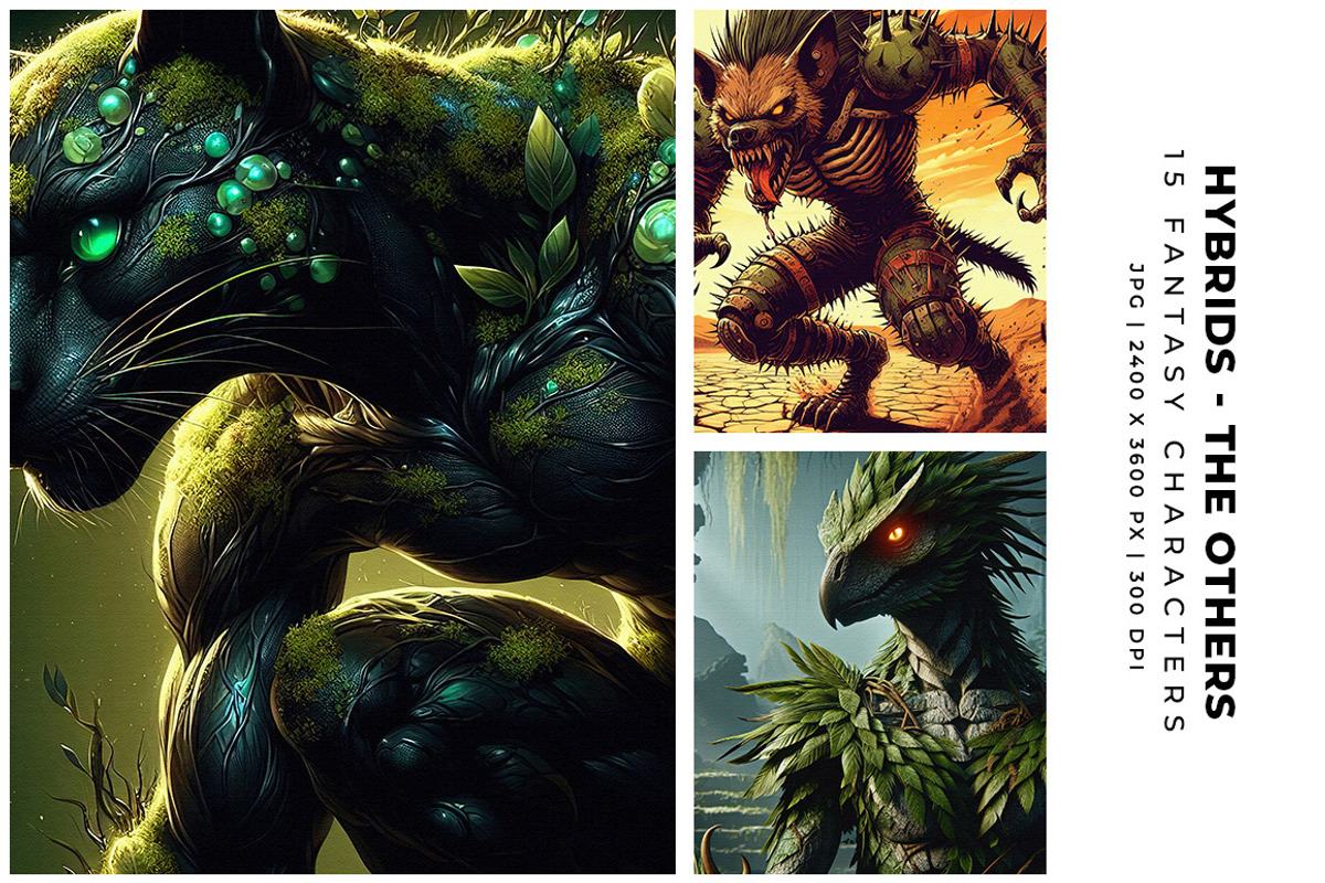 Hybrids - The Others, a Decorative Illustration by Digital Art Creations (Photo 2 of 8)
