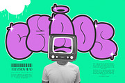 Mamboo Bubble Mix Graffiti Font, a Sans Serif Font by alit design (Thumbnail 7 of 20)