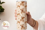 Teddy Bears Pattern – Mummy & Ghost, a Pattern Graphic by CpSnowy (Thumbnail 3 of 5)