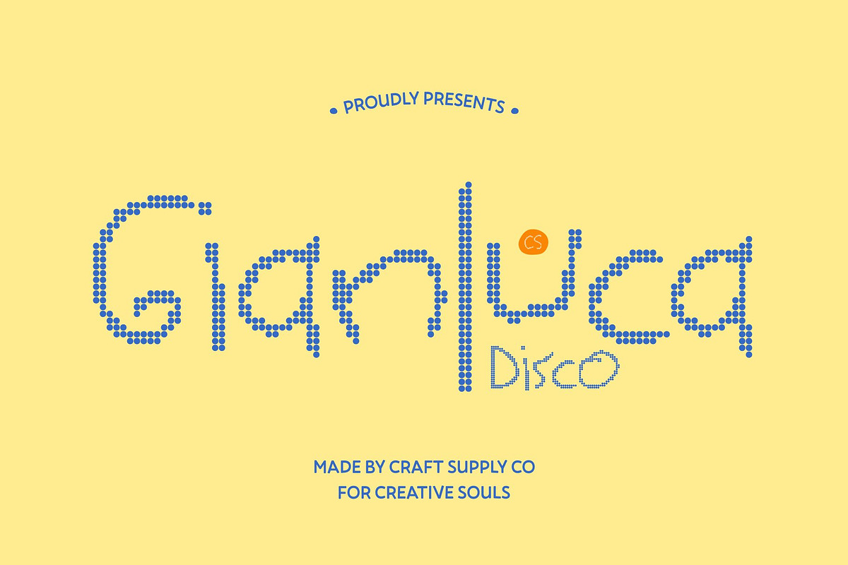 CS Gianluca Disco, a Handwritten Font by Craft Supply Co. (Photo 1 of 8)