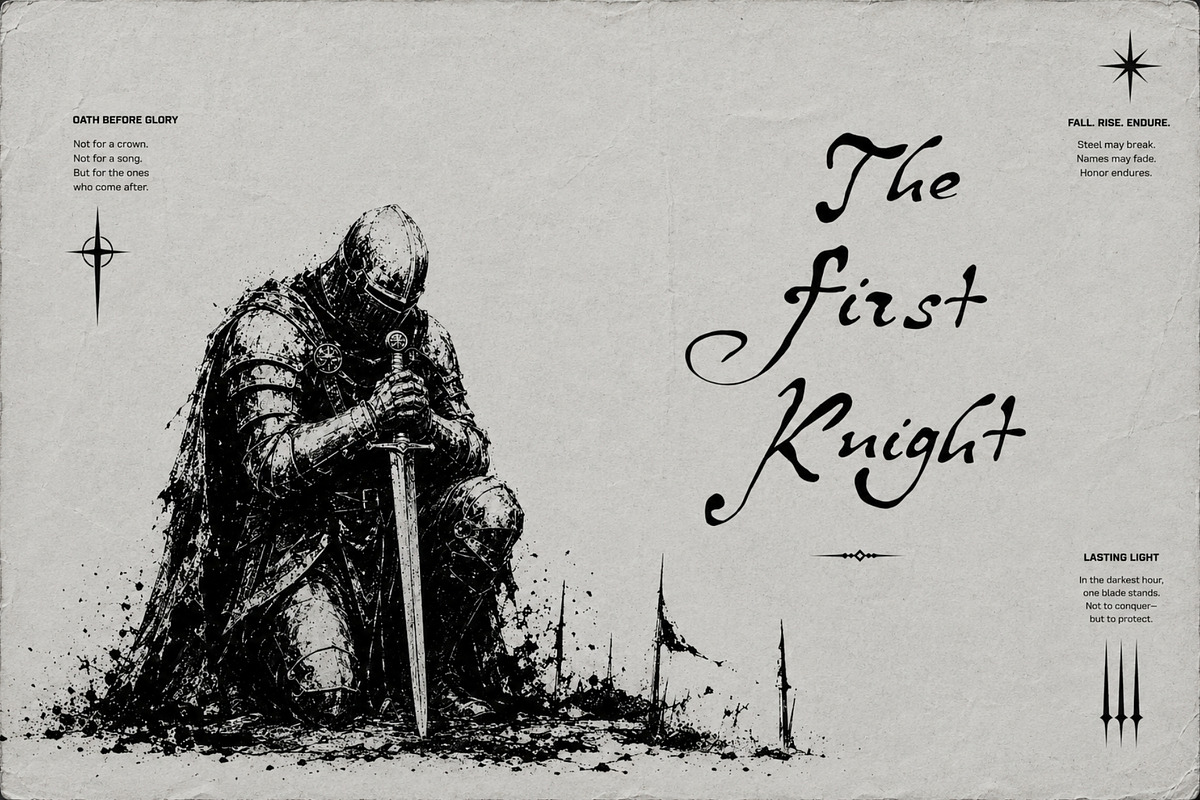 Gilded Oath - Medieval Ink Script, a Script Font by HipFonts (Photo 7 of 11)