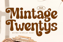 Mintage Twentys Retro Display Font
