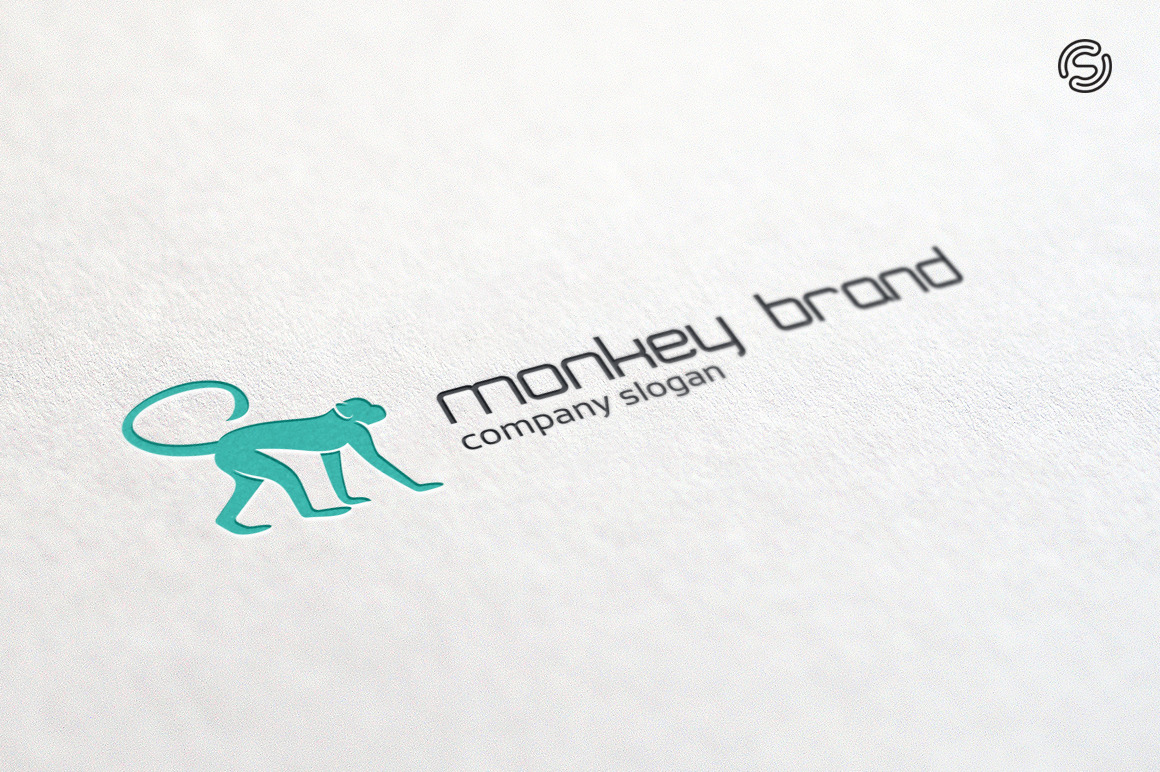 Monkey Brand Logo Template by Sarten  Creative Market