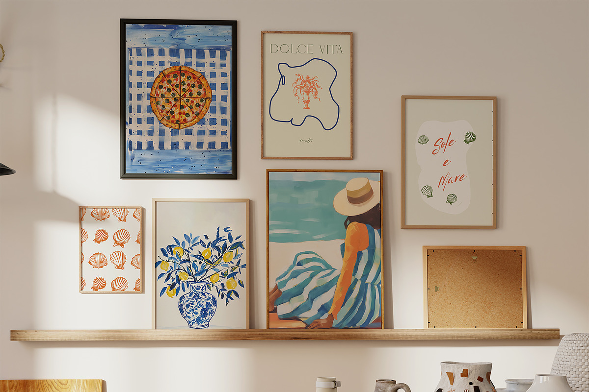 Dolce Vita Amalfi Icons & Prints, an Object Graphic by Laras Wonderland (Photo 8 of 9)