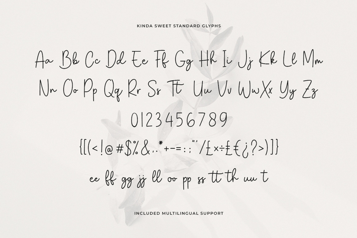 Kinda Sweet - Handwritten Script, a Handwritten Font by Heinzel Std (Photo 13 of 14)