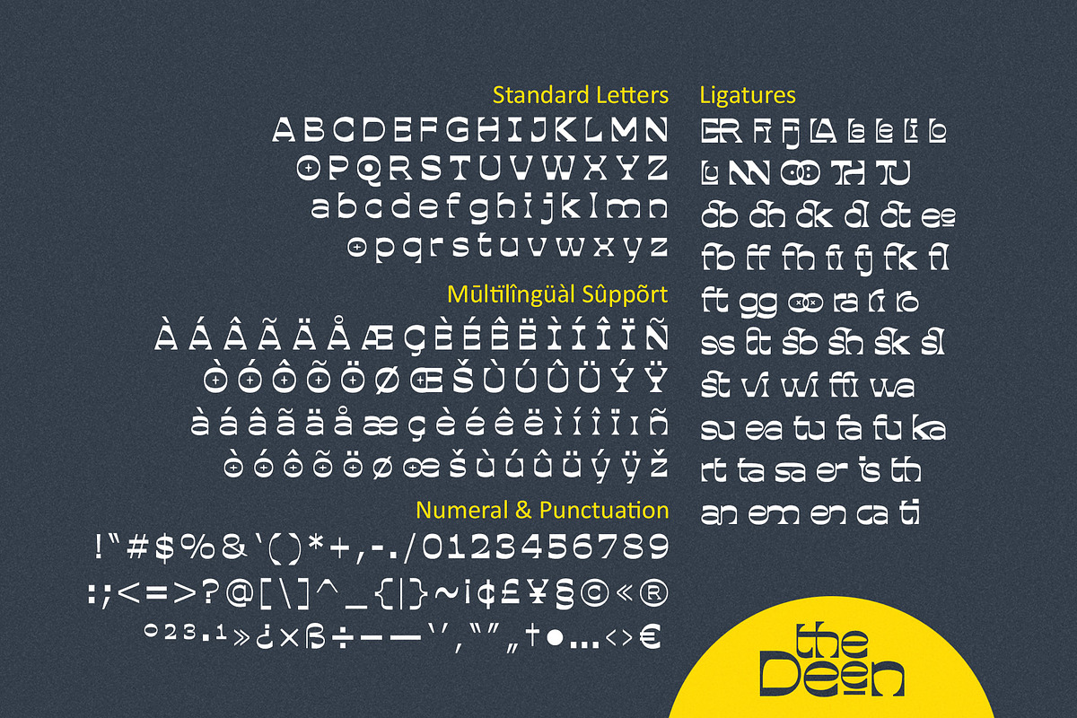 The Deen - Display Font, a Serif Font by HIRO.std (Photo 9 of 10)