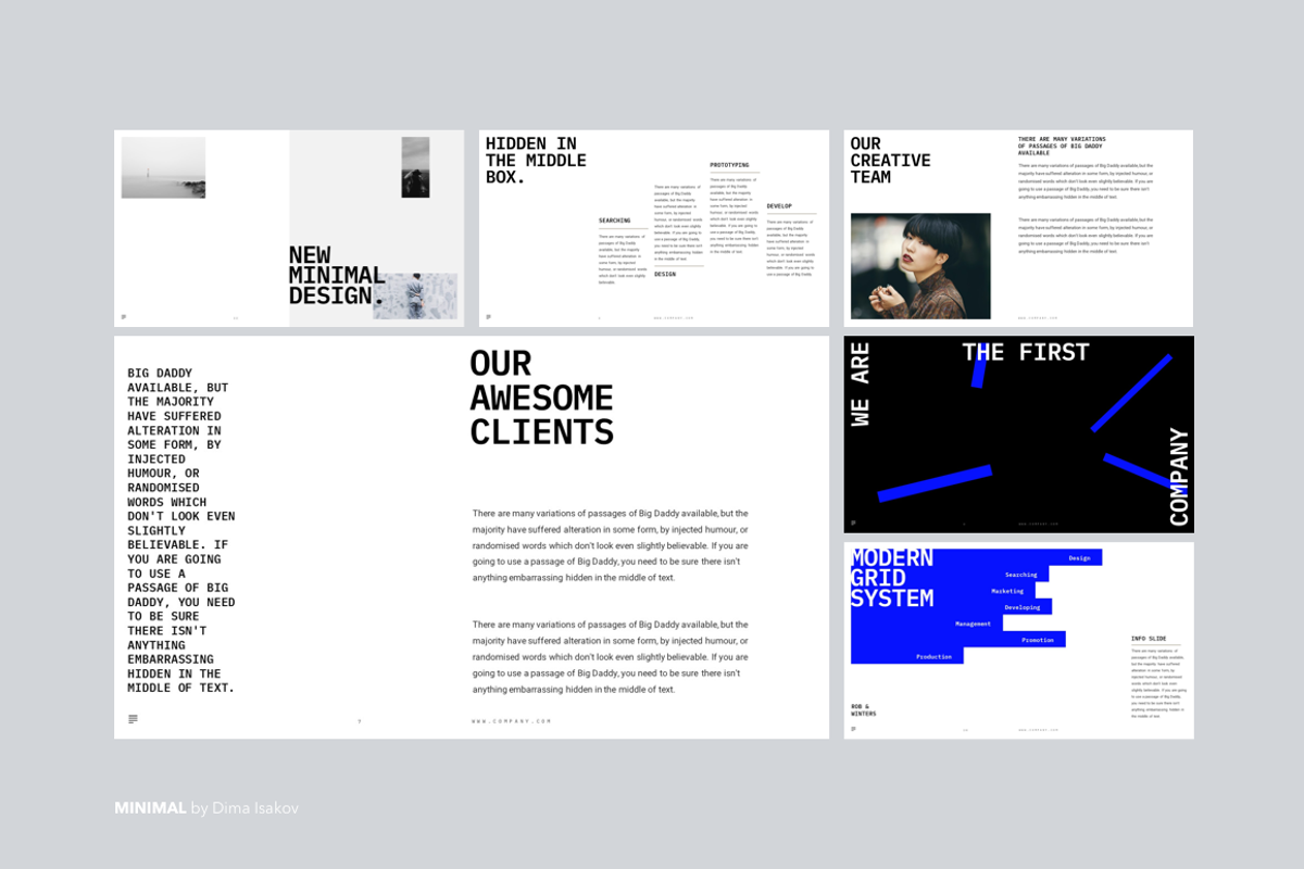 MINIMAL Google Slides Template, a Presentation Template by Presentations Studio (Photo 2 of 24)