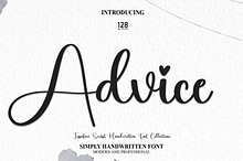 Advice | Script Font