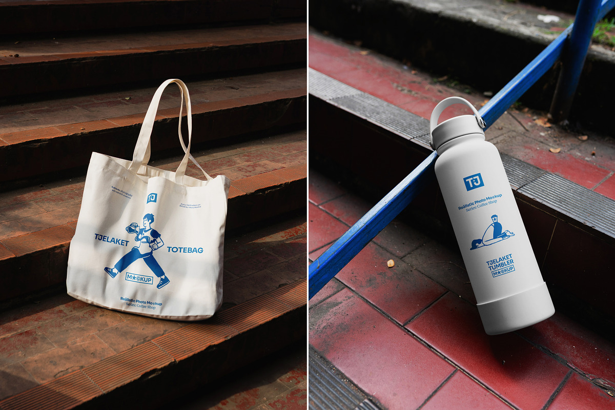 Urban Cafe Branding & Merch Mockups, an Advertising Mockup by Vitora Mockup (Photo 14 of 15)