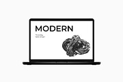 Laptop Screen Mockup PSD Template, a Mac Mockup by graphypix (Thumbnail 3 of 4)