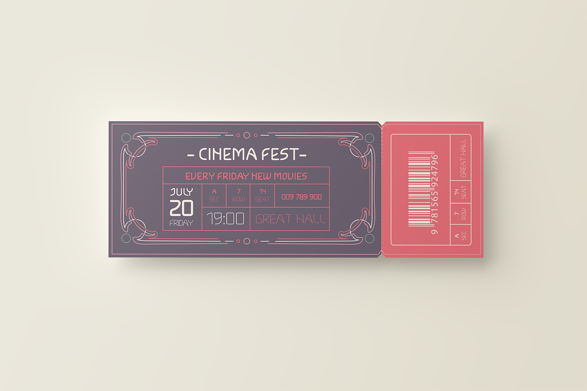 Event Ticket Template, an Invitation Template by Wild Ones (Photo 2 of 4)